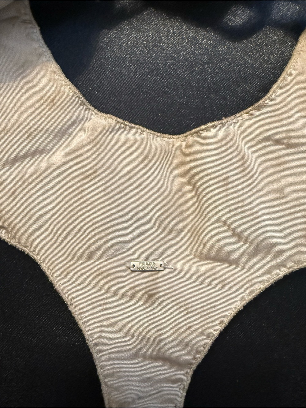 Prada Grey Crystal Bib necklace - Picture 4 of 4